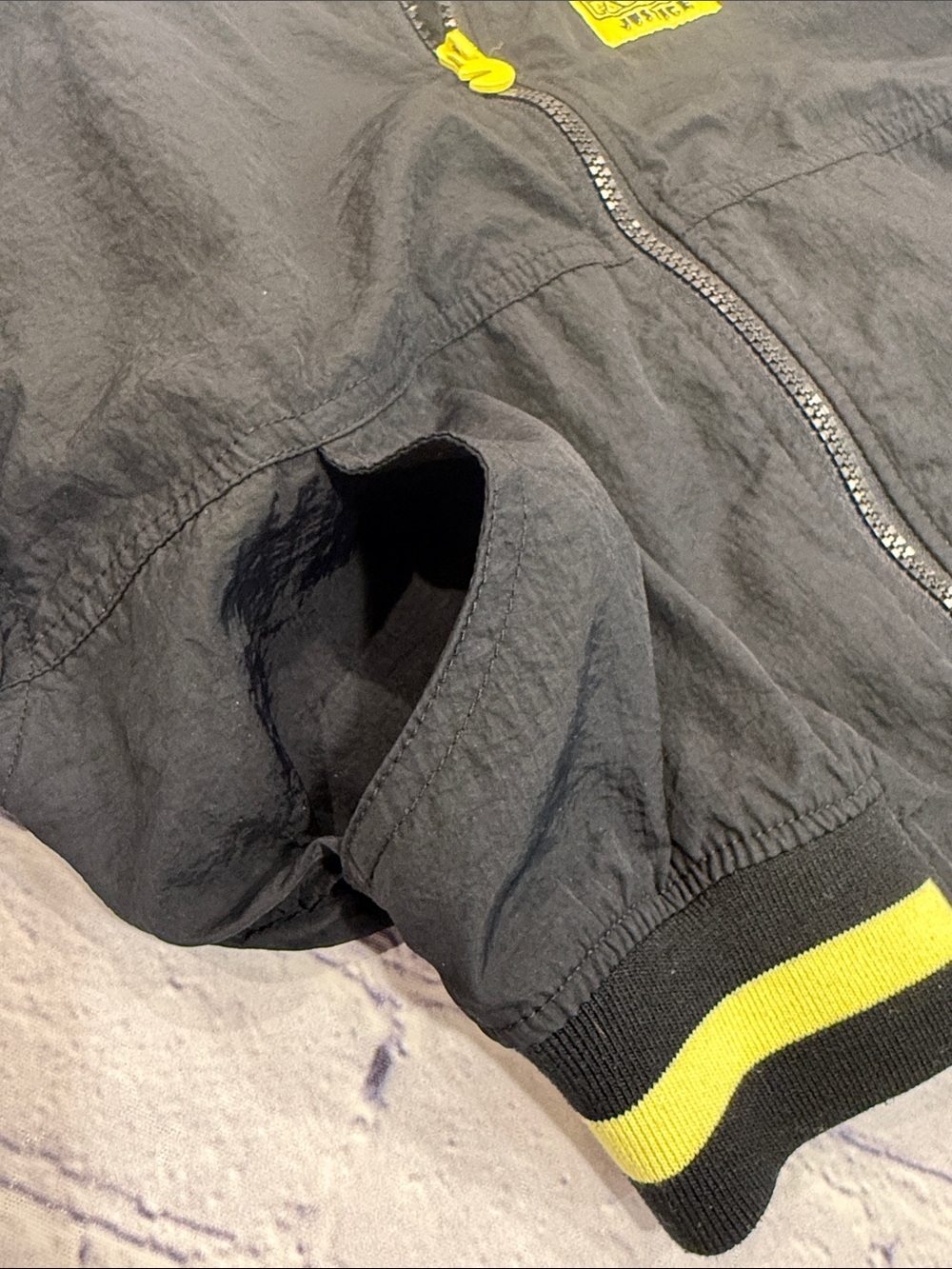 PAC-MAN Justice Girl’s Bomber Jacket | Retro Gamer | Ghost Graphics | Size Small - Picture 7 of 7